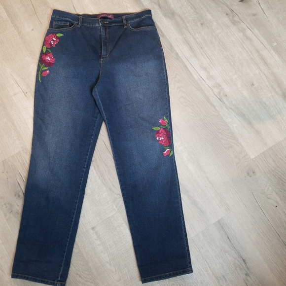 Gloria Vanderbilt Denim - Gloria Vanderbilt Jeans Pretty Roses 16